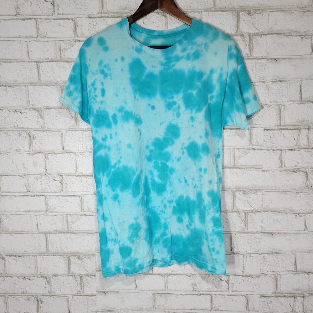 Hanes blue tye-dye tee